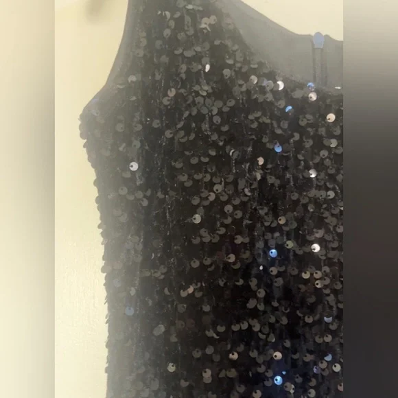 Basic sequence black dress - Picture 3 of 3